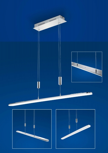 B-Leuchten Hell Cadiz 20373 LED Pendelleuchte