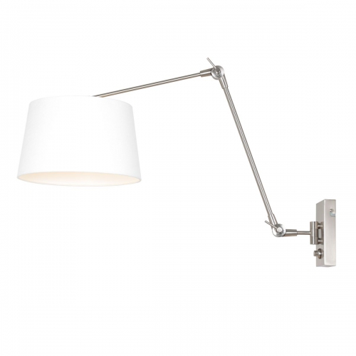 Steinhauer Lighting Wandleuchte Prestige Chic Gestell / Armatur 7396ST Stahl