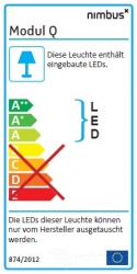 Nimbus Modul Q 49 Gehäuse 37mm LED 11W ohne Konverter