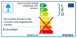 B-Leuchten Prince 40224 LED Wandleuchte