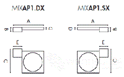 Icone MIXap1.sx LED Wandleuchte Leuchtmittel links