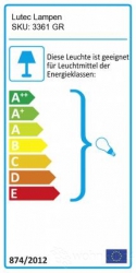 Lutec Seine 3361 Wand-Aussenleuchte