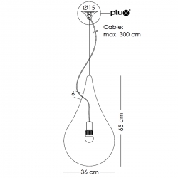 Next Liquid light Drop pendelleuchte