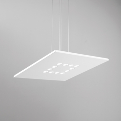 Icone Confort SQ Weiß LED Pendelleuchte