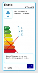 Escale Spot It 40780409 Deckenleuchte LED