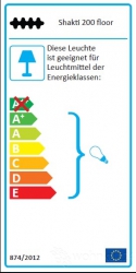 Kundalini Shatki 200 KCR110BIEU Stehleuchte verchromt