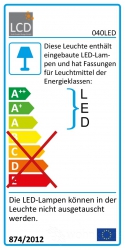 LCD 039LED 040LED Aussenleuchte