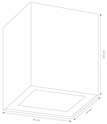 LCD 5003 Up & Down Wandleuchte