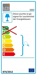 LCD 5003 Up & Down Wandleuchte