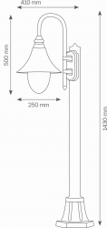 LCD Typ 1076 1080 Standleuchte