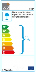 LCD Typ 1105 1107 Wandleuchten