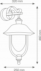 LCD Typ 1151 1154 Aussen Wandleuchte