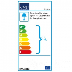 CMD 91 & 91/BM Aussen Wandleuchte ohne / mit Bewegungsmelder