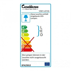 Casablanca Tube XL  Wandleuchte