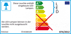 Escale Space 100cm Deckenleuchte LED