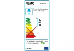 Nemo Ellisse Minor ELP LWW 51 LED Pendelleuchte uplight