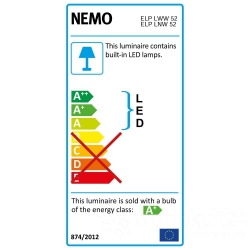 Nemo Ellisse Major ELP LWW 53 LED Pendelleuchte uplight