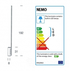 Nemo Linescapes Stehleuchte