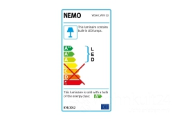 Nemo Shadows Grand WSH LWW 31 LED Wandleuchte