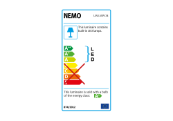 Nemo Linescapes System LSS LW1 51 LED Barleuchte