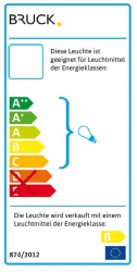 Bruck SILVA / 85 SPOT PNT Steckerleuchte Strahler