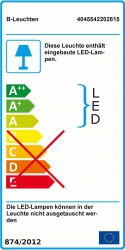 B-Leuchten Hell Cadiz 20373 LED Pendelleuchte