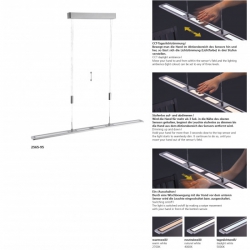 Paul Neuhaus 2565-95 LED-Pendelleuchte NIKA sensordim