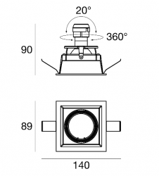 Linealight Einbauleuchte 8369