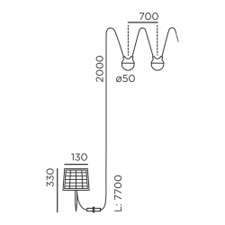 IP44.DE Cherry bubbls solarleuchte