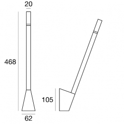 Linealight SNAKE SWITCH 7234 Bettleseleuchte