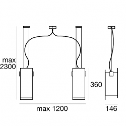 Linealight TRIAD 90211 Pendelleuchte