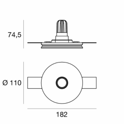 Linealight GYPSUM 8819 Deckeneinbauleuchte