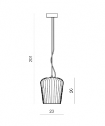 Giarnieri Plisse LS LED Pendelleuchte