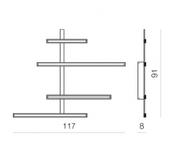 Giarnieri Review PL Wand - Deckenleuchte