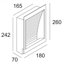 Delta Light Wandleuchte 276.04.25 A VICE VERSA S R7s A