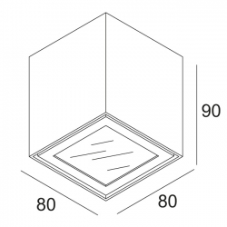 Delta Light Deckenleuchte 251.67.43 W Boxy