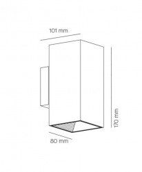 Milan Wandleuchten Dau 6824