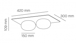 Milan Deckenleuchte Knock 6714