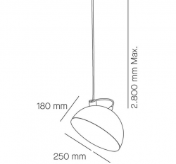 Milan Pendelleuchte Nod 6764