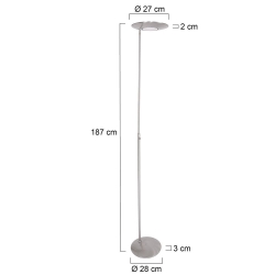 Steinhauer Stehleuchte Zenith LED 1477ST