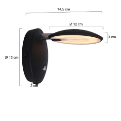 Steinhauer Wandleuchte Zenith LED 1442ZW