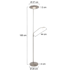 Steinhauer Lighting Stehleuchte Zodiac LED 7972