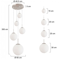 Steinhauer Lighting Pendelleuchte Bollique 7376ST