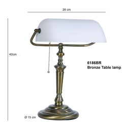 Steinhauer Lighting Tischleuchte Ancilla 6186BR