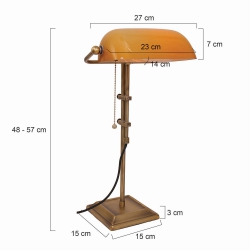 Steinhauer Lighting Tischleuchte Ancilla 7735BR