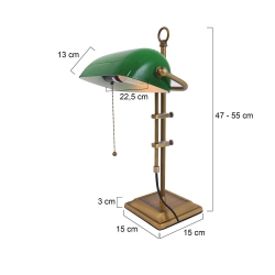 Steinhauer Lighting Tischleuchte Ancilla 7961BR