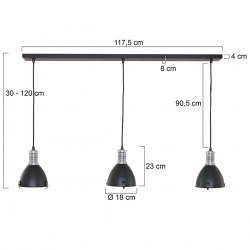 Steinhauer Lighting Pendelleuchte Storm 1332ZW