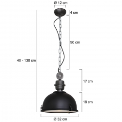 Steinhauer Lighting Pendelleuchte Bikkel 7978ZW