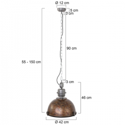 Steinhauer Lighting Pendelleuchte Bikkel 7586B