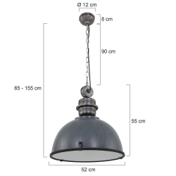 Steinhauer Lighting Pendelleuchte Bikkel 7834GR